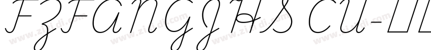 FZFANGJHS CU字体转换